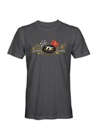 TT 2021 Gold Bikes T-Shirt Dark Heather