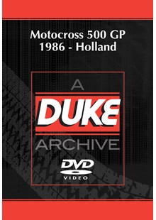 Motocross 500 GP 1986 - Holland Duke Archive DVD