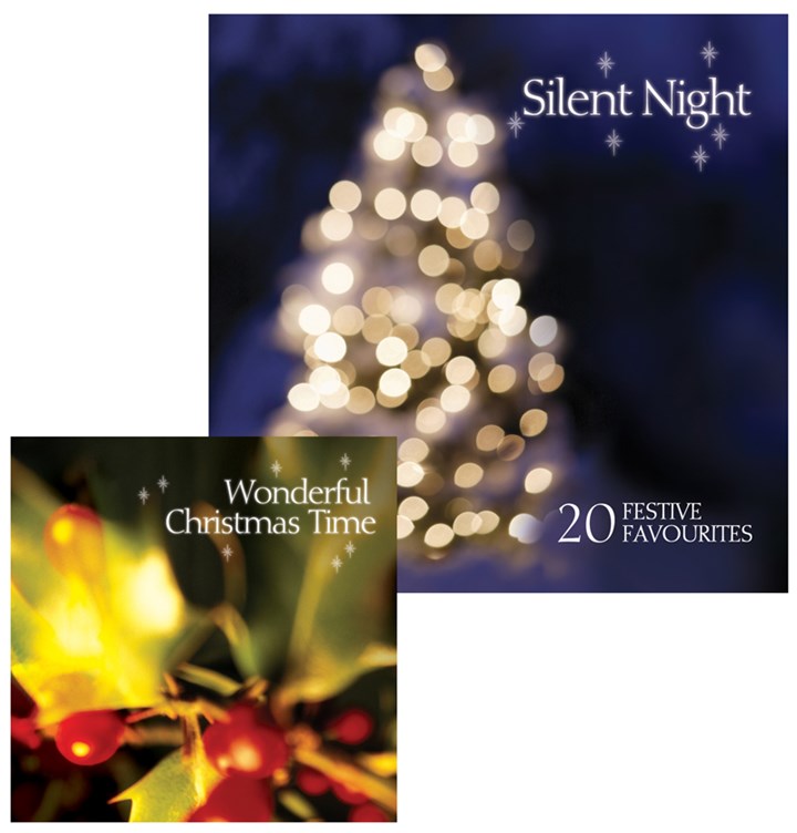 Wonderful Christmas Time CD and Silent Night CD Bundle