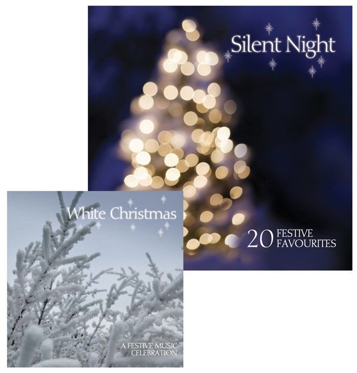 Silent Night CD and White Christmas CD Bundle