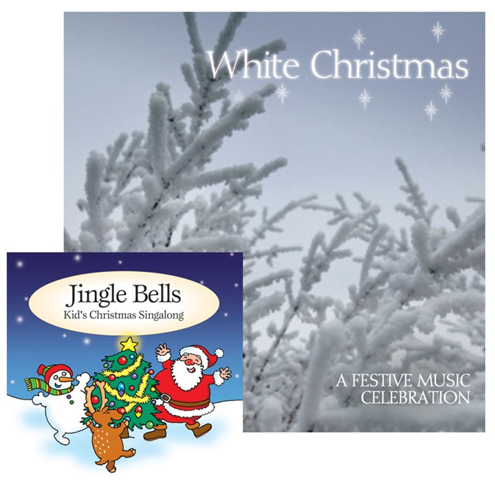 White Christmas CD and Jingle Bells CD Bundle