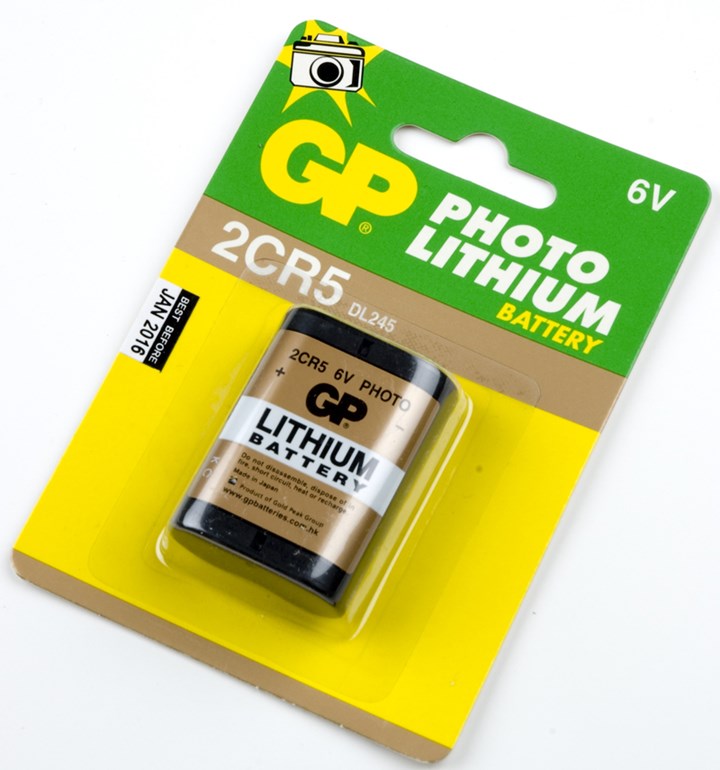 Photo Lithium 6V Battery