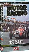 History of Motor Racing 1950S VHS