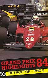 F1 1984 Detroit GP VHS