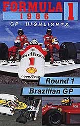 F1 1986 Brazilian GP VHS