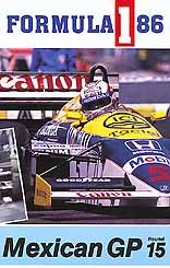 F1 1986 Mexico GP VHS