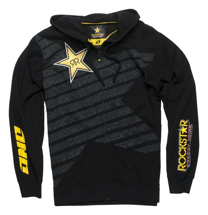 Rockstar Warpspeed Zip Hoodie Black - click to enlarge