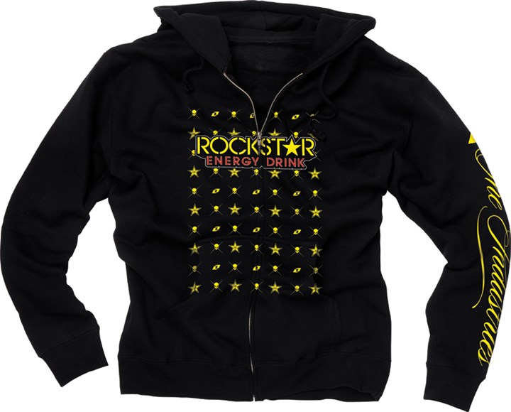 Rockstar Blueprint Full Zip Hoodie Black - click to enlarge