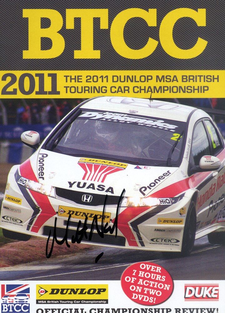 BTCC 2011 Review (2 Disc) DVD Signed by Matt Neal