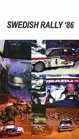 Swedish Rally 1986 VHS