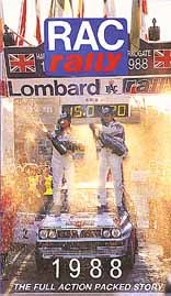 Rac Rally 1988 VHS