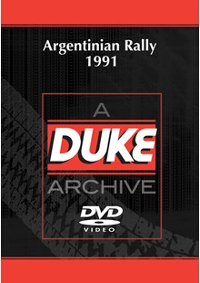 Argentinian Rally 1991 Duke Archive DVD
