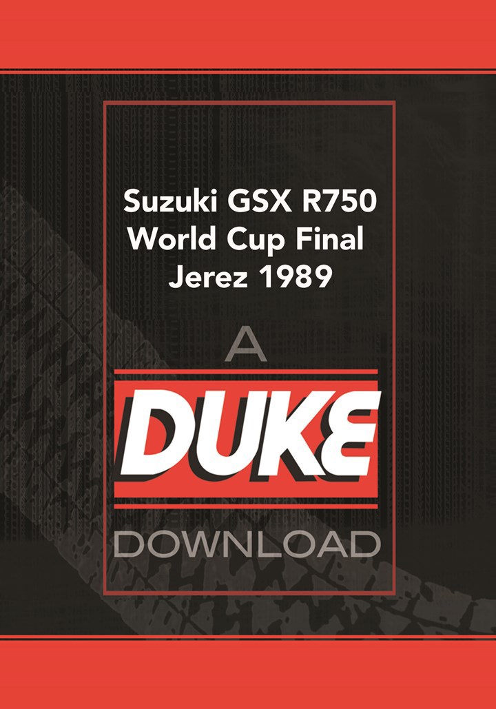 Suzuki GSX-R750 World Cup Final 1989 Jerez Download