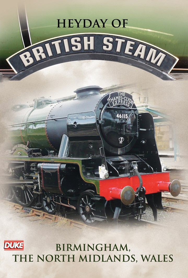Heyday of British Steam Birmingham The North Midlands Wales  DVD