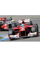 Fernando Alonso leads Lewis Hamilton Hockenheim 2012