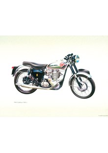 1960 BSA Gold Star Classic Print