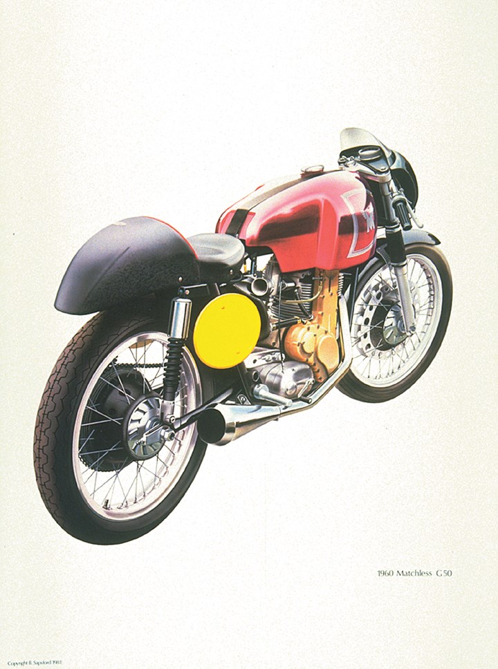 1960 Matchless G50 Classic Print