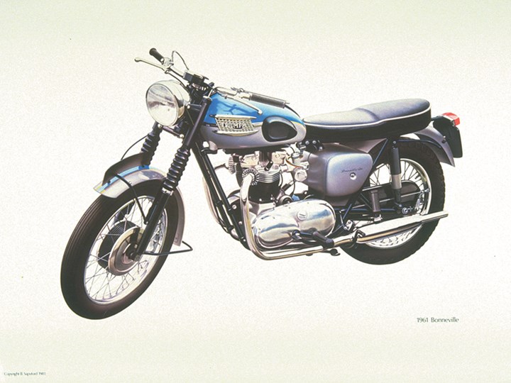 Triumph Bonneville Classic Print