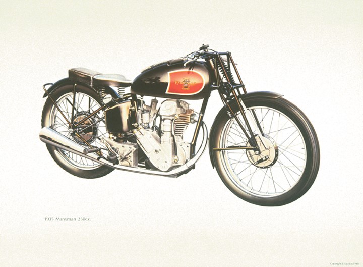 1935 Excelsior Manxman Classic Print