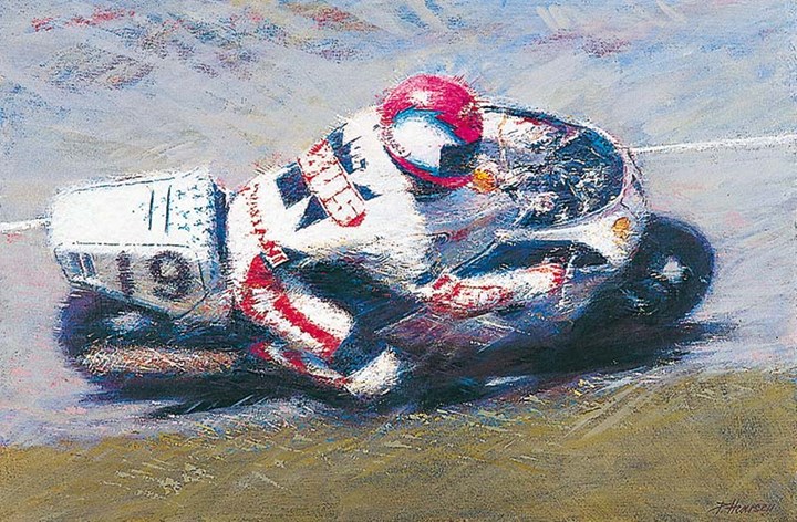 TT Legends Steve Hislop Print
