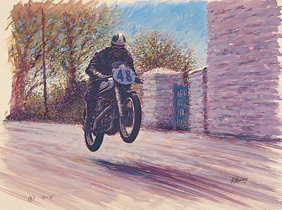 TT Legends Geoff Duke Print