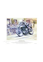 Geoff Duke TT Legend A4 Signed Print