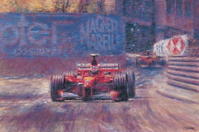 Great Racing Legends Michael Schumacher Print