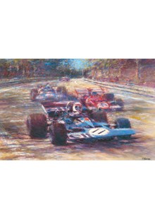 Great Racing Legends Jackie Stewart Print