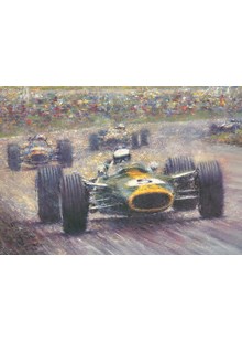 Jim Clark, 1967 Dutch Grand Prix Ltd edition Print