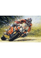 John McGuinness TT Legend  Signed Print
