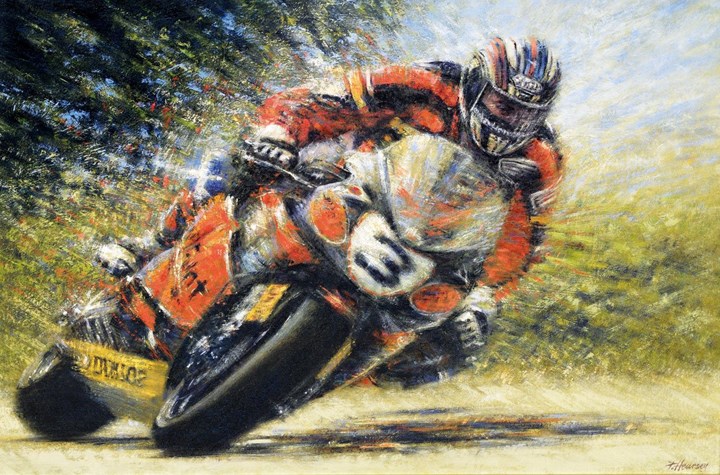 John McGuinness TT Legend  Signed Print