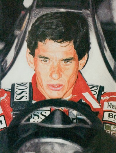 Ayrton Senna Print by Daniel York