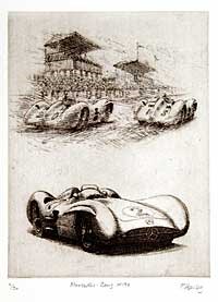 Mercedes-Benz W196 Etching