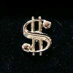 Dollar Sign Cufflinks