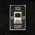 On/off Electrical Switch Cufflinks