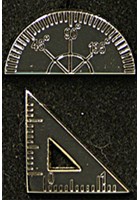 Set Square and Protactor Cufflinks