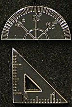 Set Square and Protactor Cufflinks