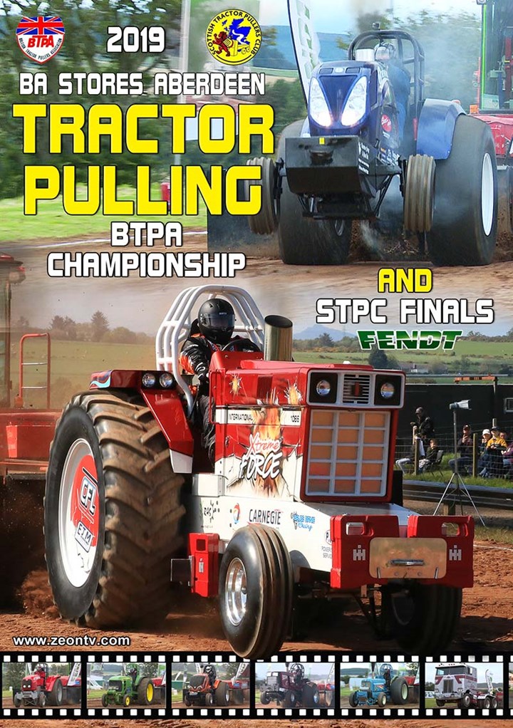 BTPA Championship and STPC Finals Tractor Pulling Aberdeen 2019 DVD