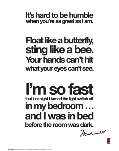 Quotable Ali Print