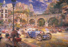 Le Pur Sang Des Automobiles - Monaco GP 1931 Print