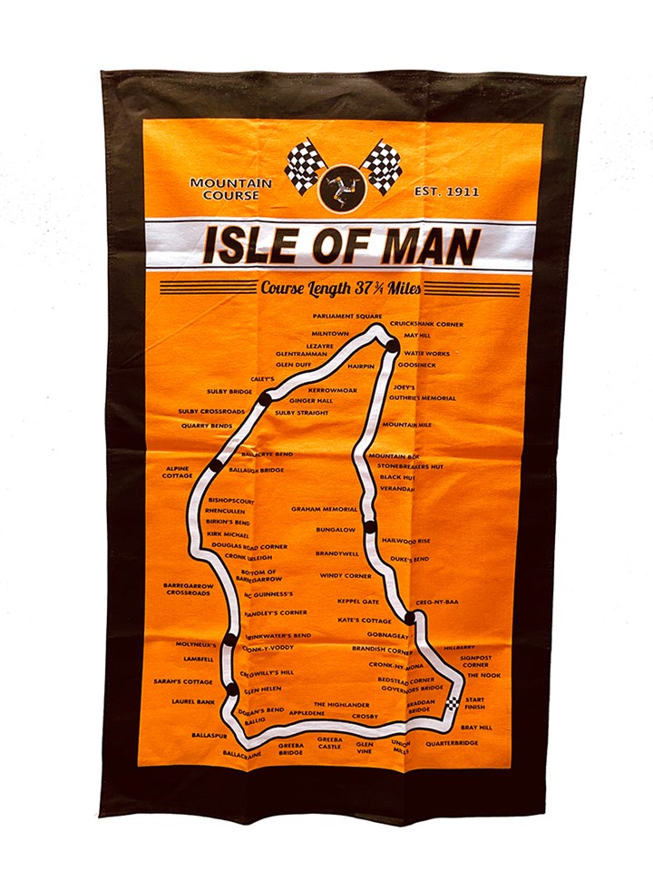 IOM TT COURSE TEA TOWEL