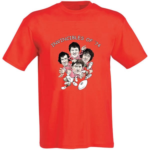British and Irish Lions Invincibles 1974 t-shirt - click to enlarge