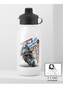 Isle of Man Road Races Worlds Greatest Race Aluminium Bottle