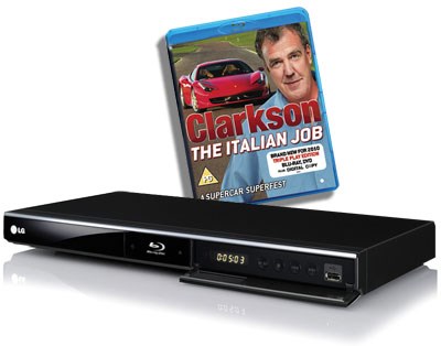 Blu-ray Player and Clarkson The Italian Job Blu-ray