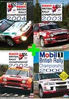 British Rally Review Dvds 2000,02,03,04 Offer