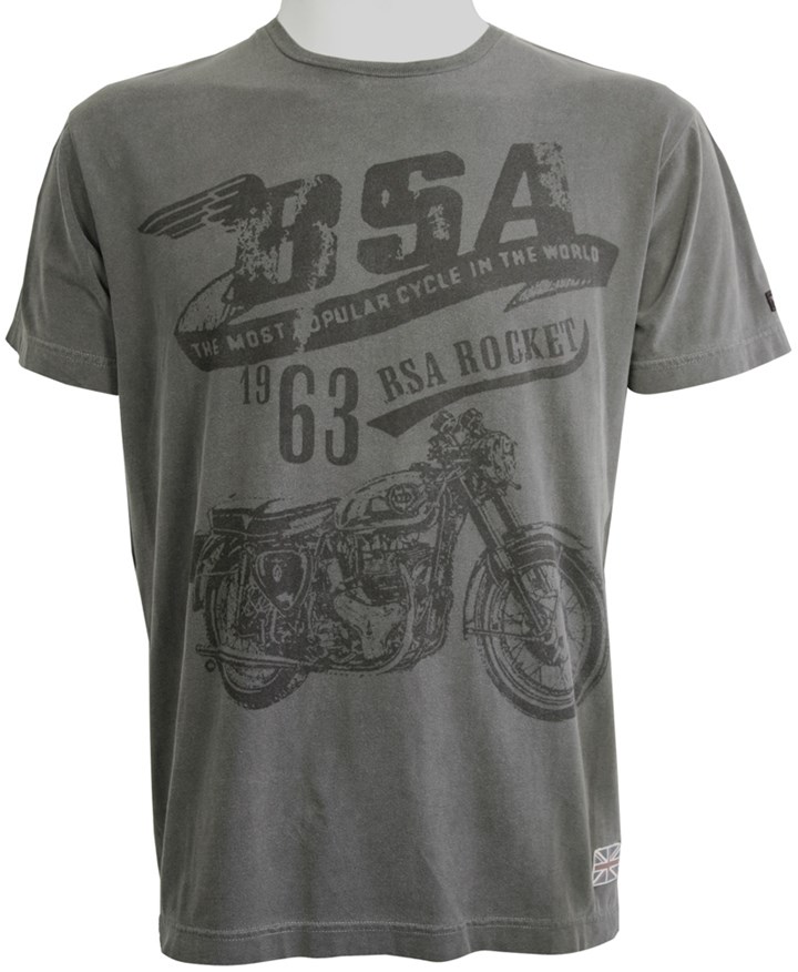 BSA Goldstar T-shirt Grey - click to enlarge