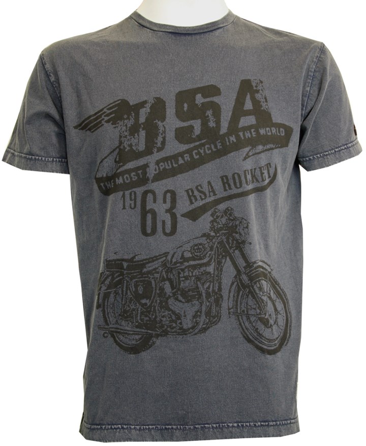 BSA Rocket T-Shirt Indigo - click to enlarge
