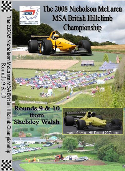 MSA British Hillclimb 2008 Rds 9-10 DVD 