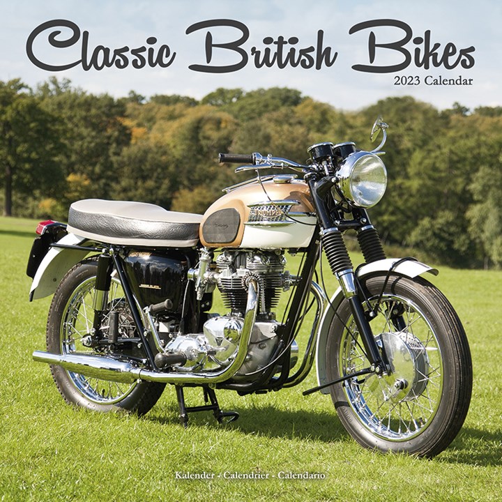 Classic British Bikes 2023 Wall Calendar