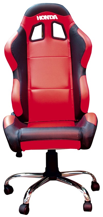 Team Chair Honda Red with Black Trim